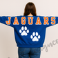 Jaguars Mascot Oversized Print Sweatshirt