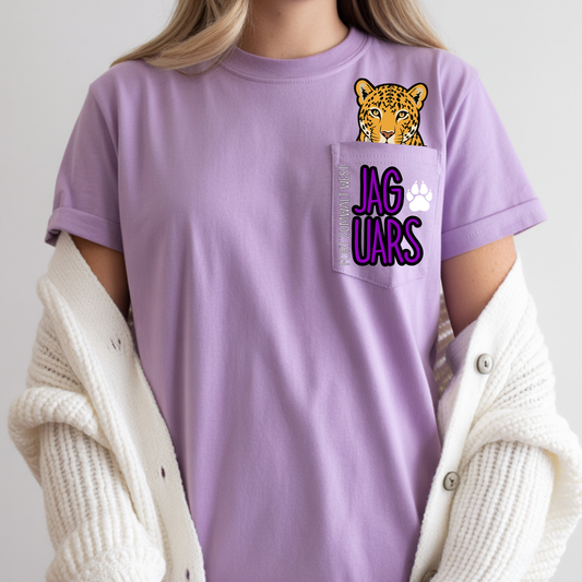 School Mascot Pocket Tee - Short Sleeve Pocket