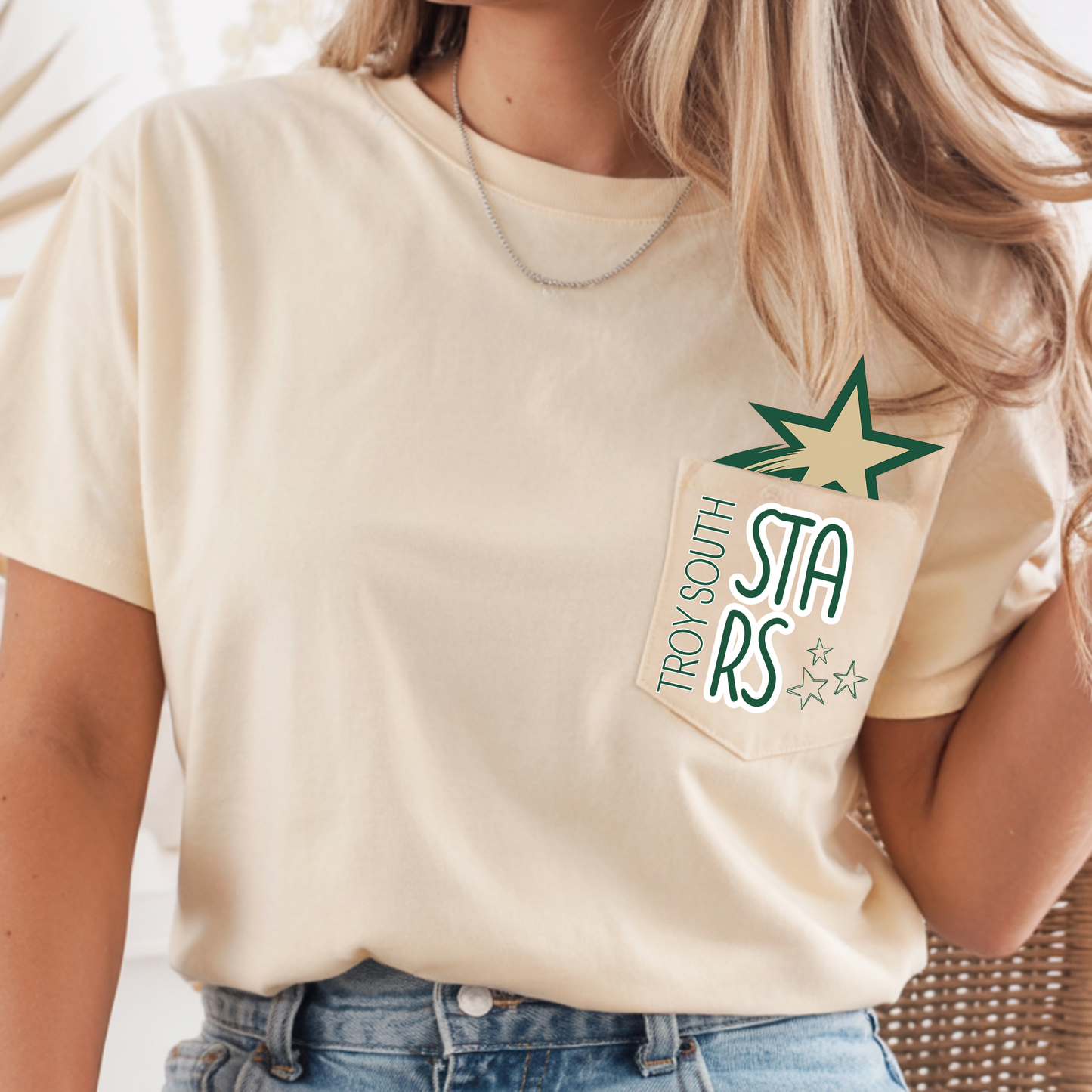 School Mascot Pocket Tee - Short Sleeve Pocket
