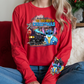 Blue Alien Train - Long Sleeve