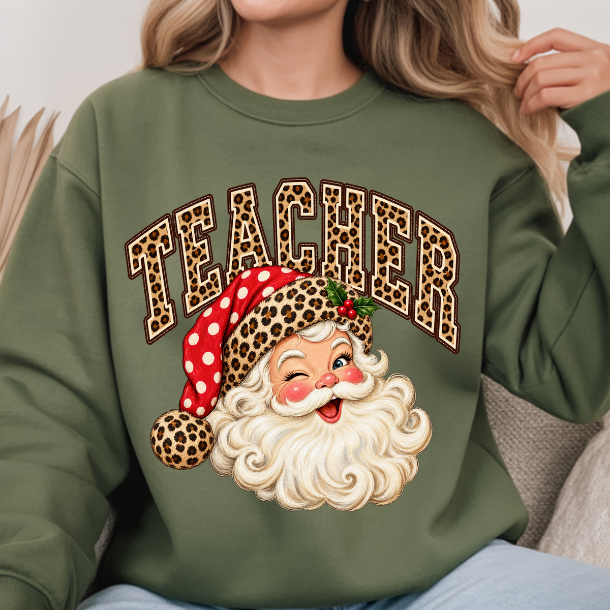 Santa Teacher - Sweatshirt