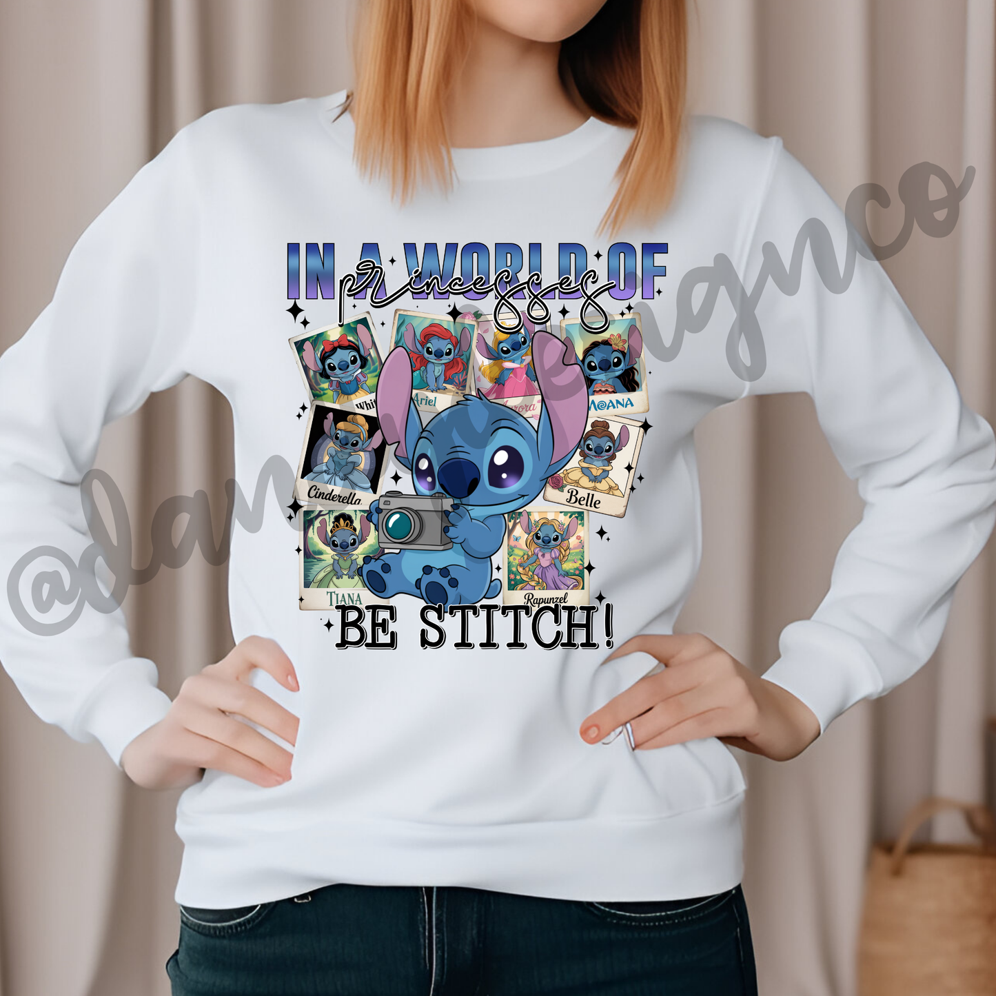 Blue Alien Princess - Long Sleeve