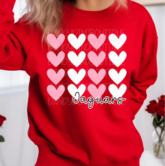 Jaguars Heart Short Sleeve/Sweatshirt