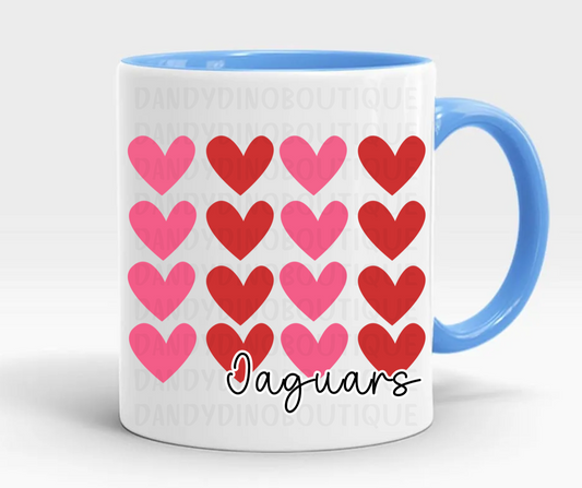 Jaguars Heart Mug