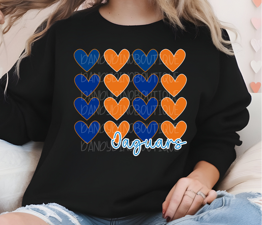 Jaguars Heart Short Sleeve/Sweatshirt