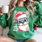 Blue Alien Santa - Sweatshirt