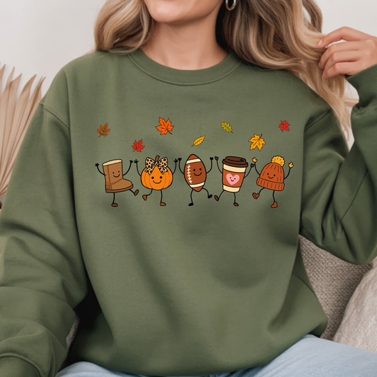 Fall Football Doodle - Sweatshirt