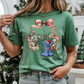 Blue Alien Christmas Bow - Short Sleeve