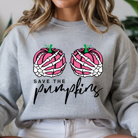 Save The Pumpkins - Gildan Crew Sweatshirt