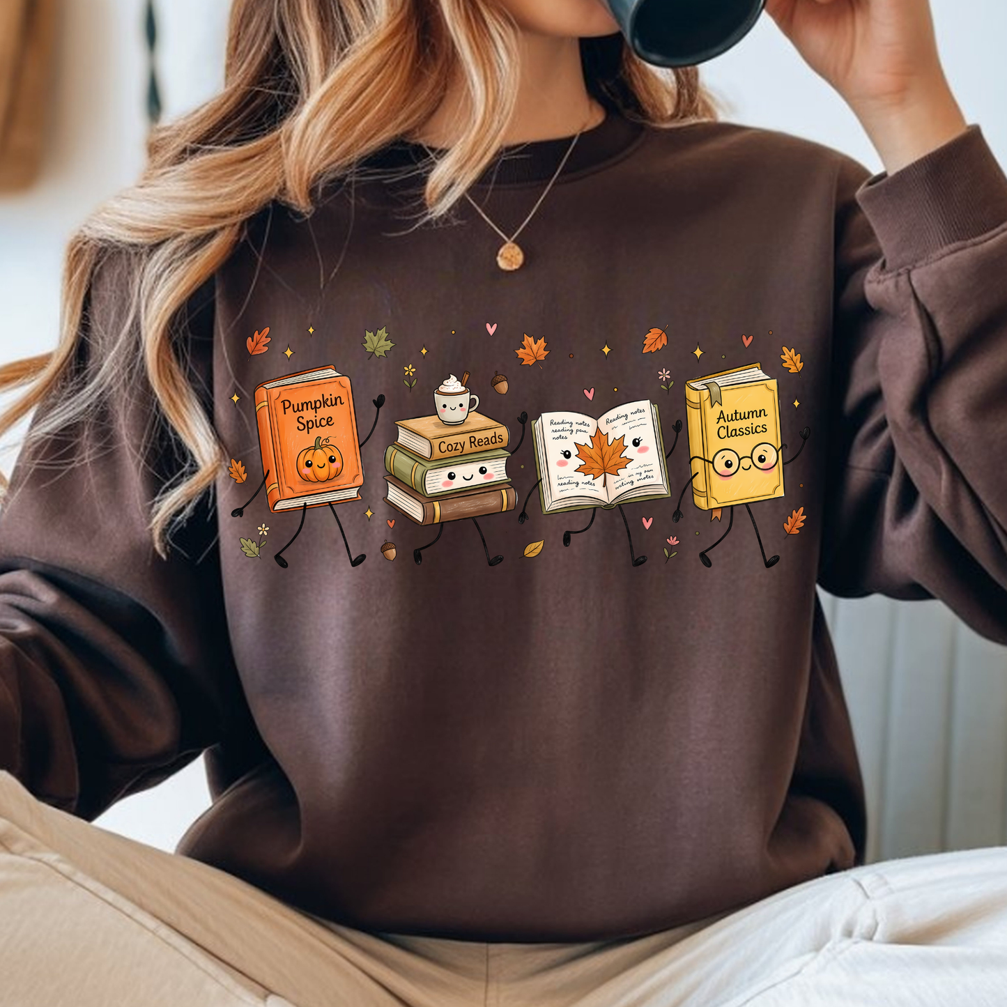 Fall Book Doodle - Sweatshirt