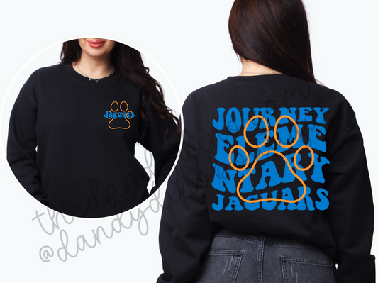 Journey Elementary Jaguars Wavy - Sweatshirt
