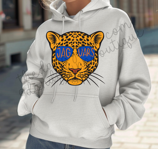 Jaguars Mascot Glasses - Hoodie