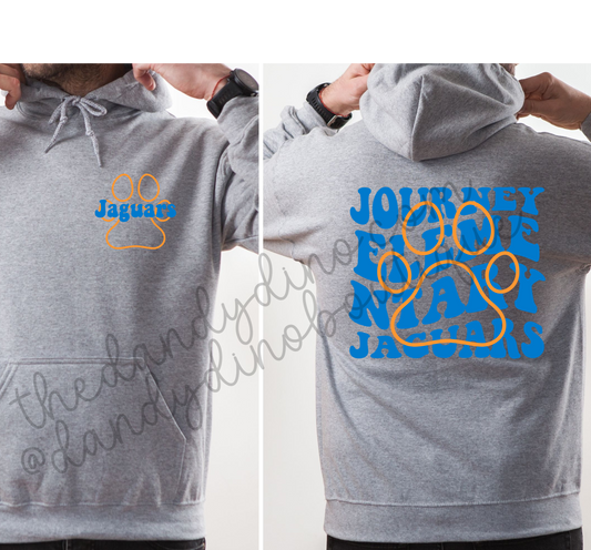 Journey Elementary Jaguars Wavy - Hoodie