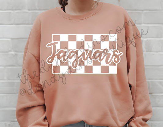 Jaguars Checkered Block - Sweatshirt