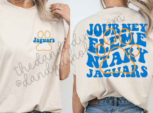 Journey Elementary Jaguars Wavy - Short Sleeve