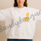 St. Louis Hockey Oversized Print Sweatshirt