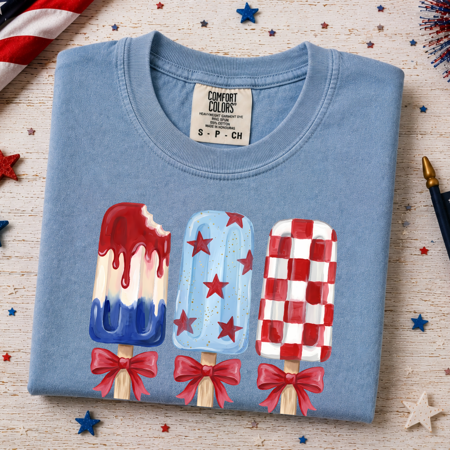 4th of July Ice Cream - Short Sleeve