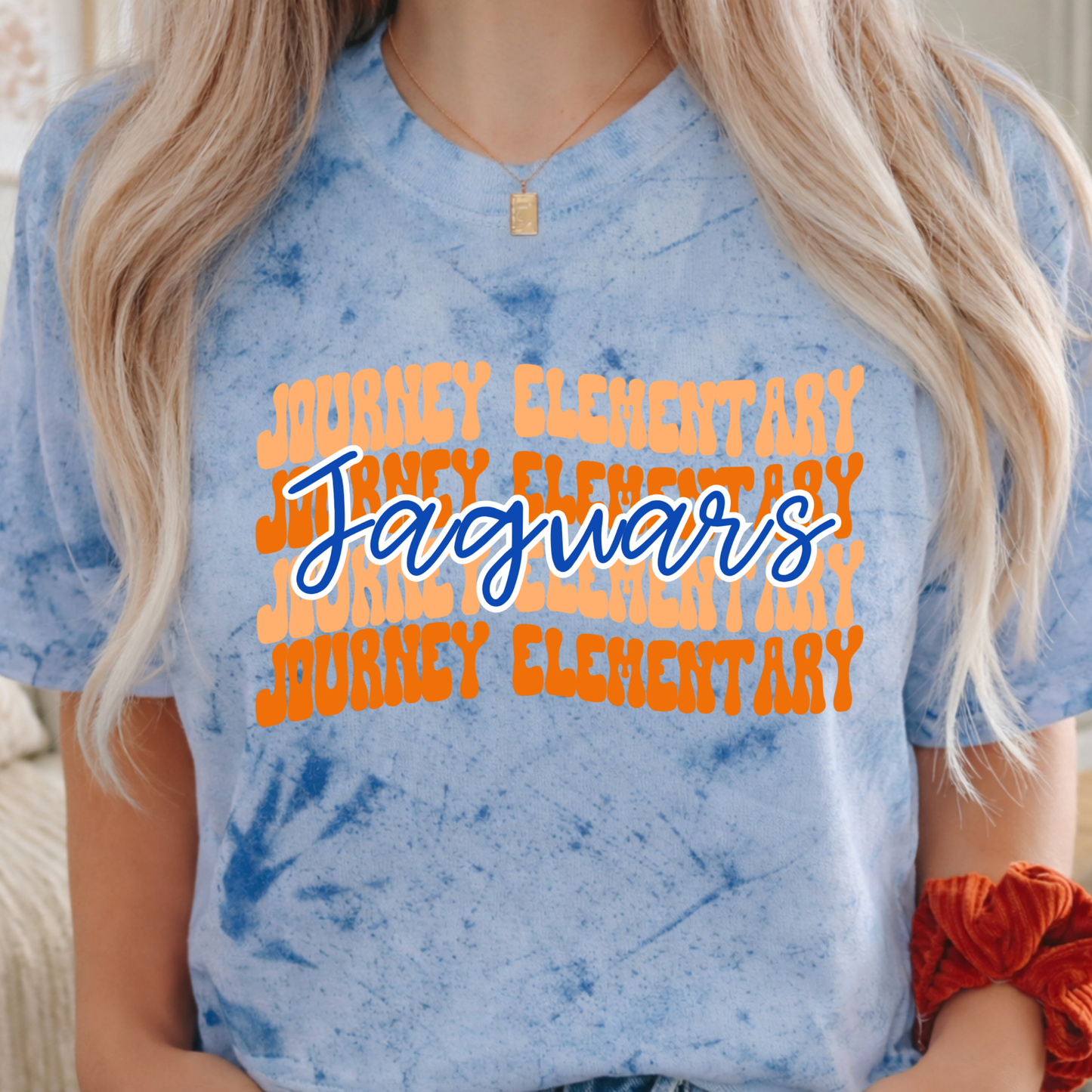 Journey Elementary Jaguars Wavy - Short Sleeve