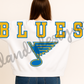 St. Louis Hockey Oversized Print Sweatshirt
