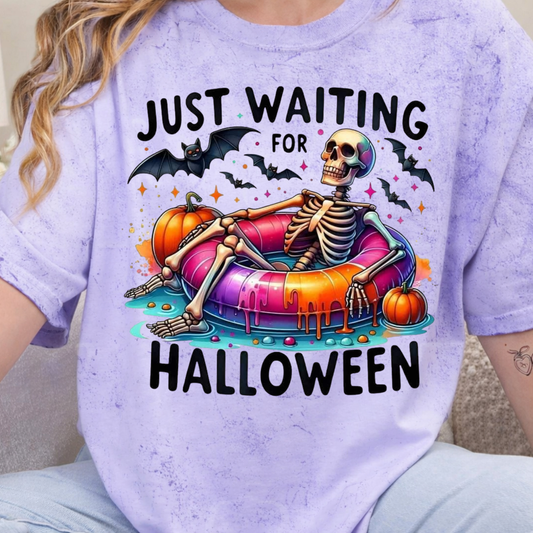 Just Waiting For Halloween - Short Sleeve