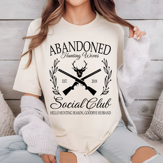 Abandoned Hunting Wife (Custom Date) - Short Sleeve