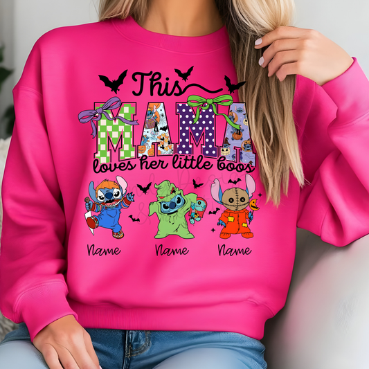 Mama Loves Her Boos Stch - Sweatshirt