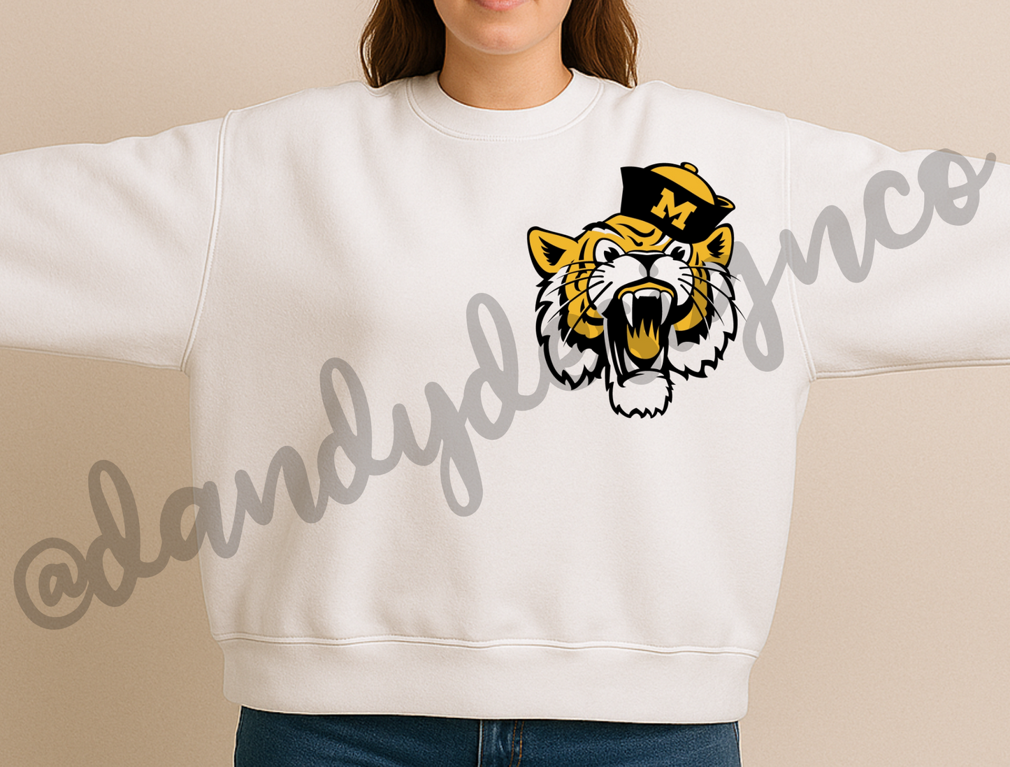 Missouri Mizz Oversized Print Sweatshirt