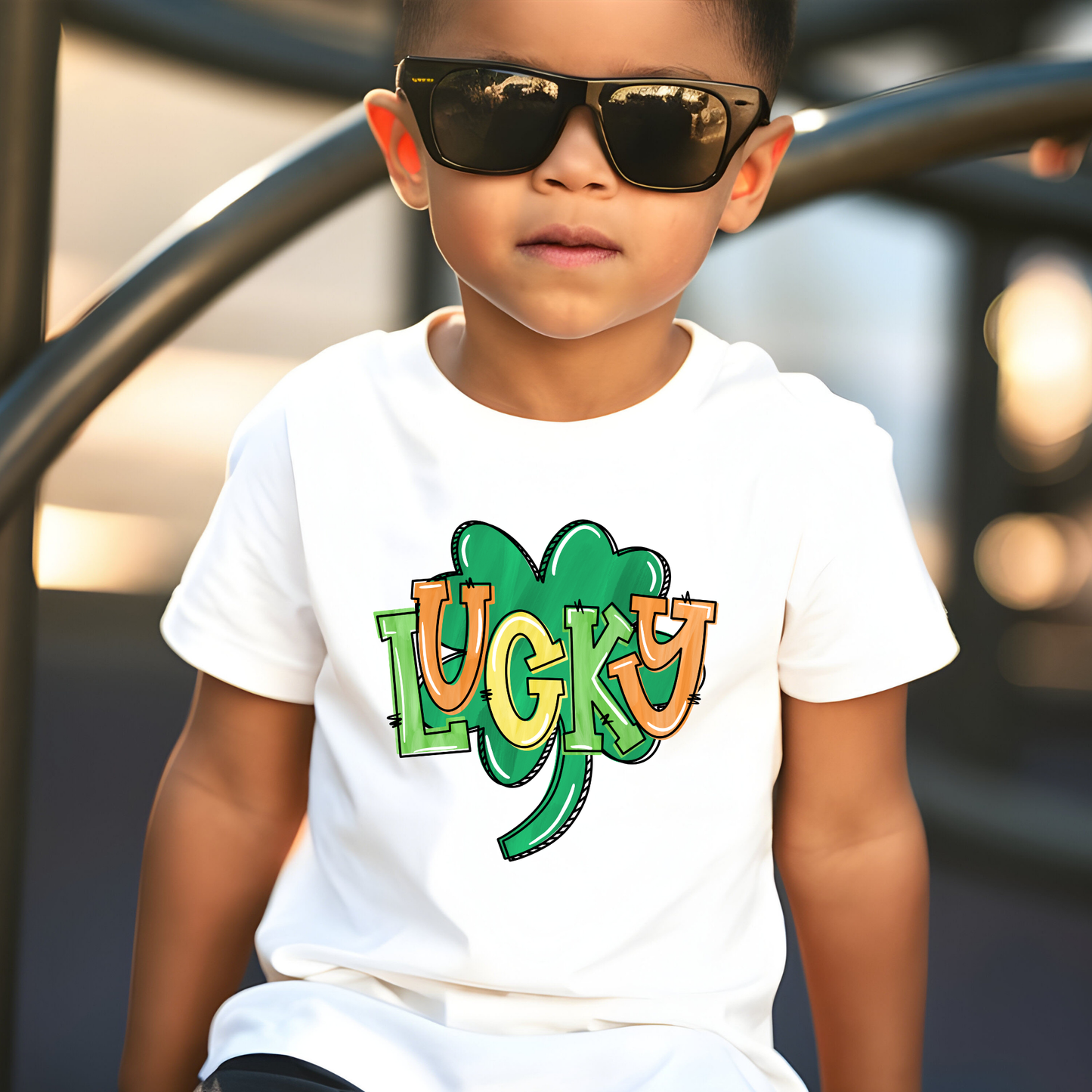 Colorful Lucky Clover - Short Sleeve