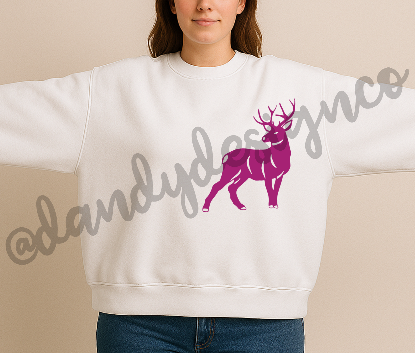 JES House Oversized Print Sweatshirt - All Houses