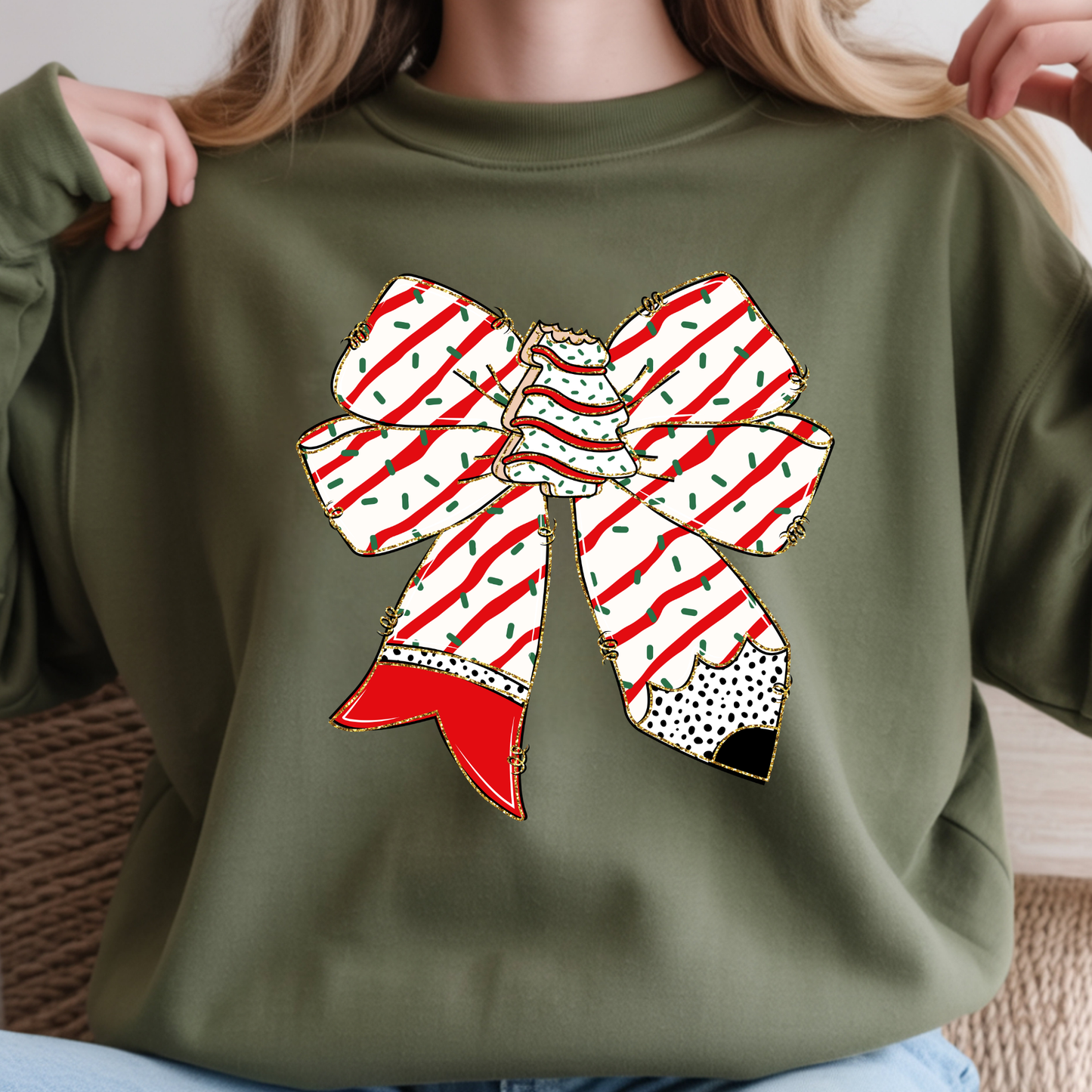 Pencil Cake Bow - Sweatshirt