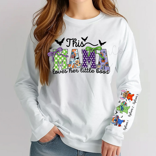 Mama Loves Her Boos Stch - Long Sleeve