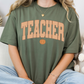Fall Varsity Striped Teacher - Comfort Colors Short Sleeve