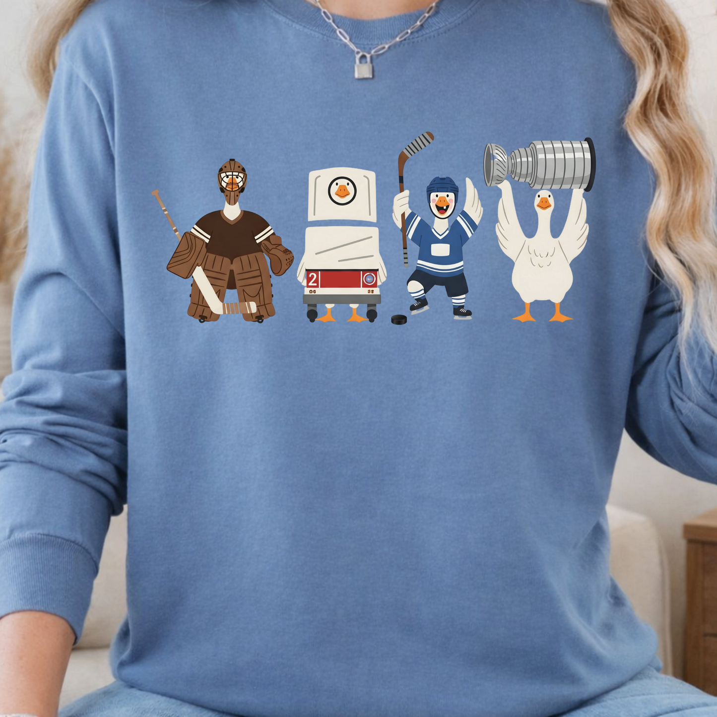 Hockey Goose - Long Sleeve