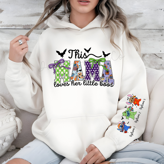 Mama Loves Her Boos Stch - Hoodie