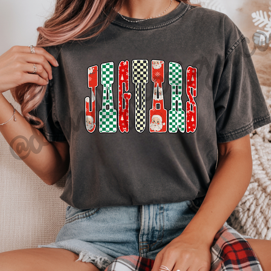 Christmas Varsity Jaguars - Short Sleeve