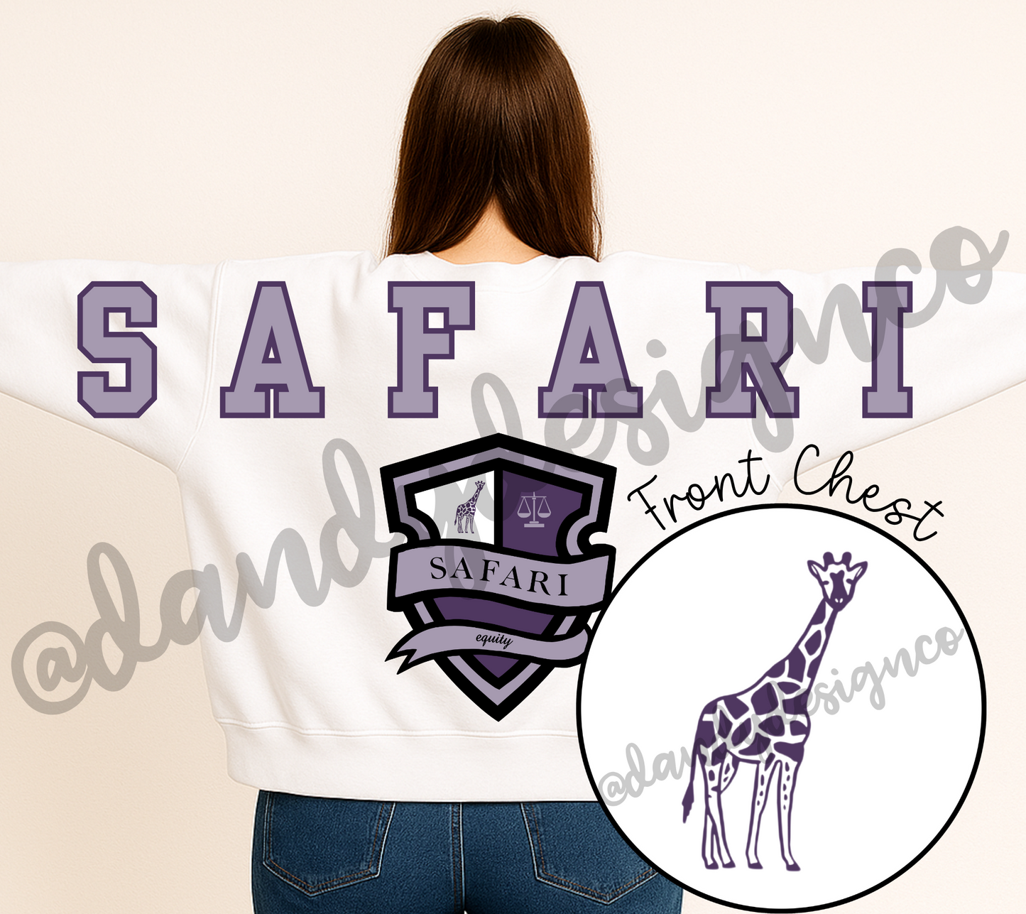 JES House Oversized Print Sweatshirt - All Houses