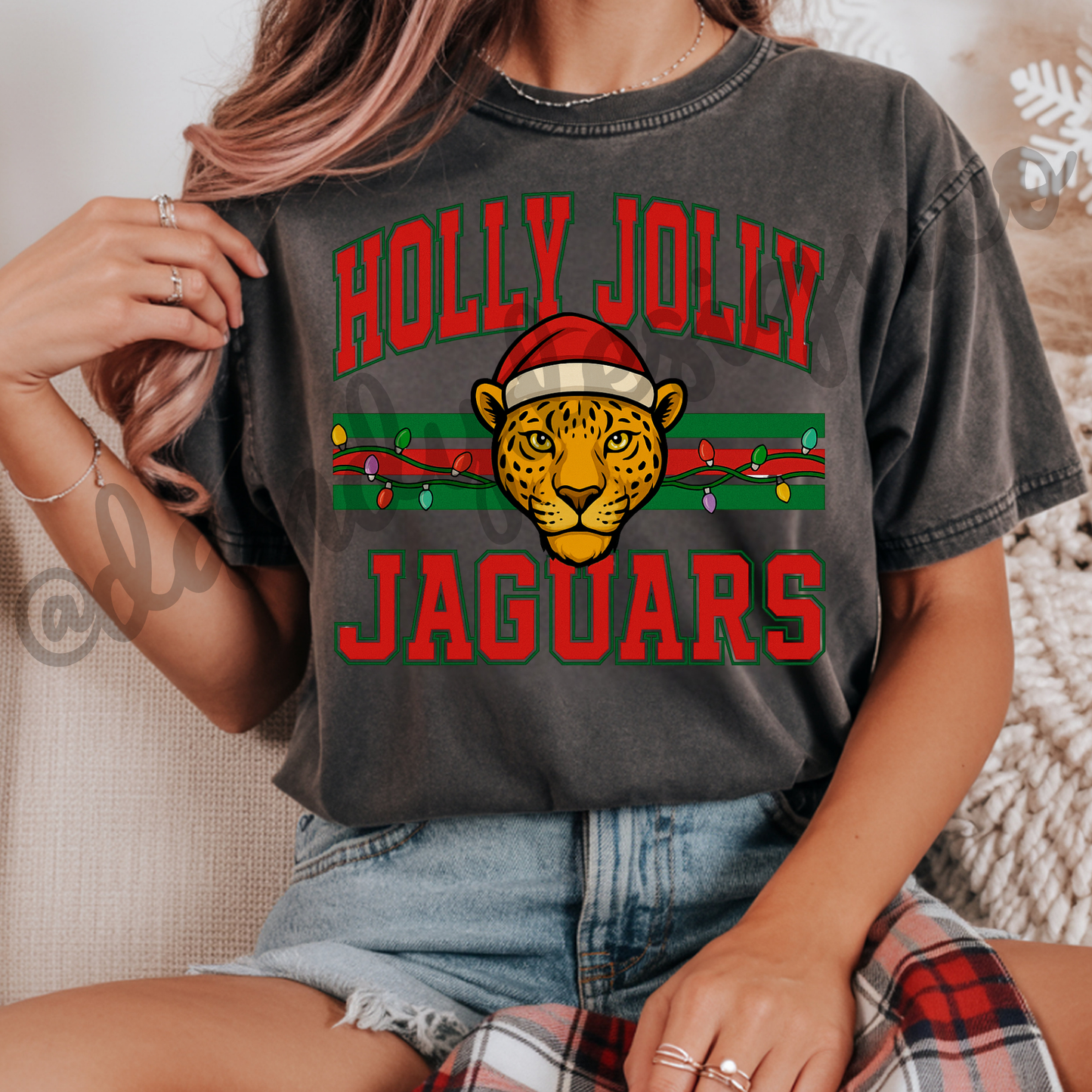 Holly Jolly Jaguars - Short Sleeve