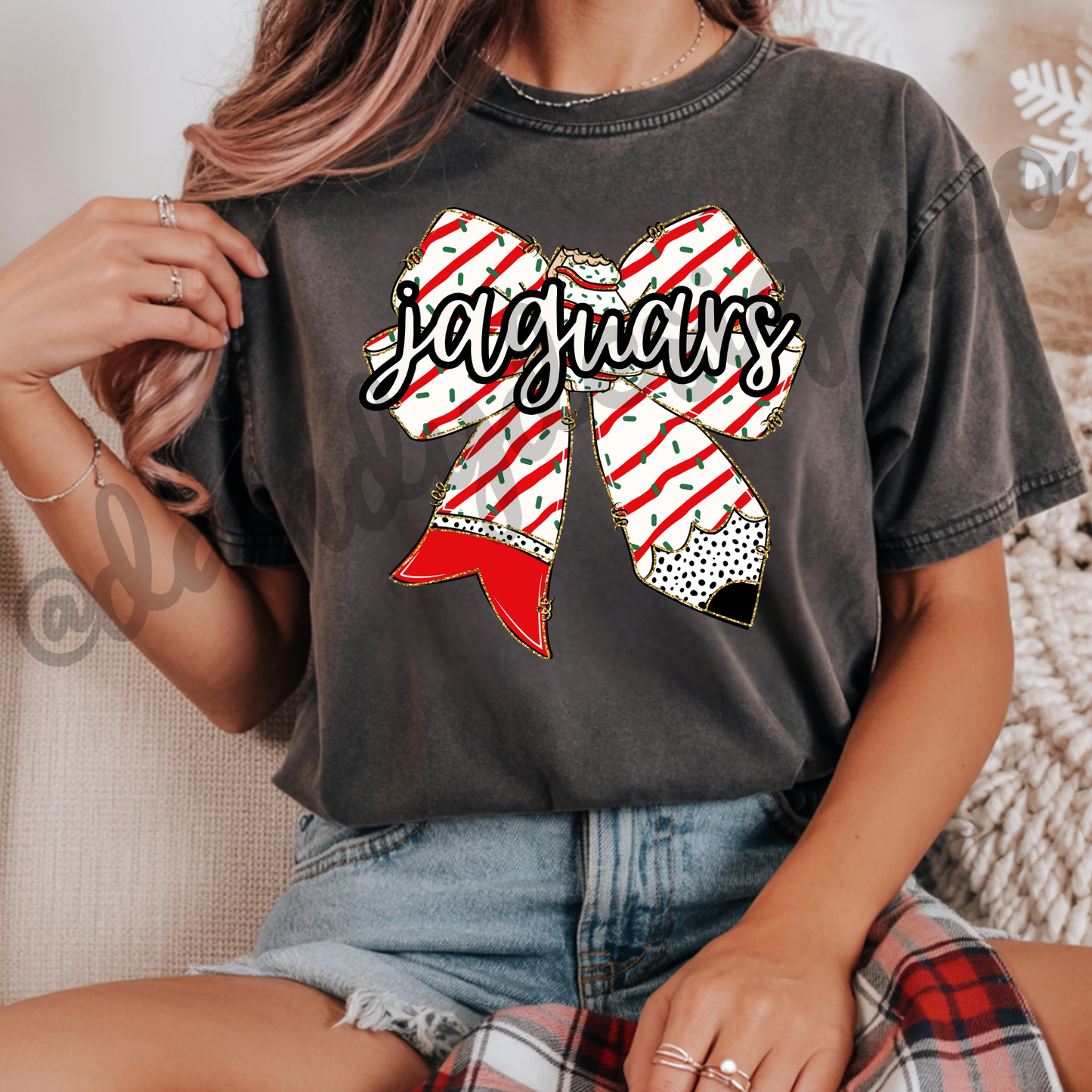 Jaguars Pencil Cake Bow - Short Sleeve