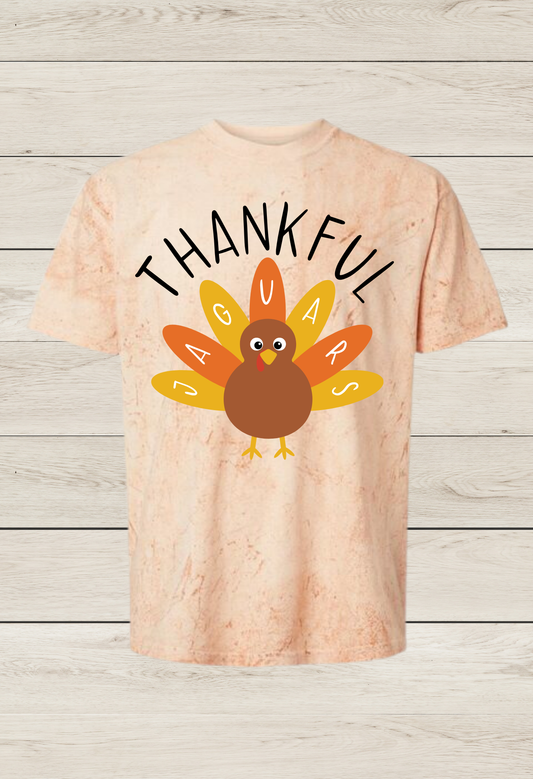 Thankful Jaguars Turkey Short Sleeve