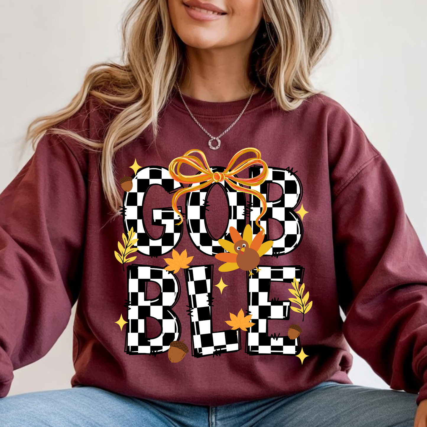 Checkered Gobble - Sweatshirt