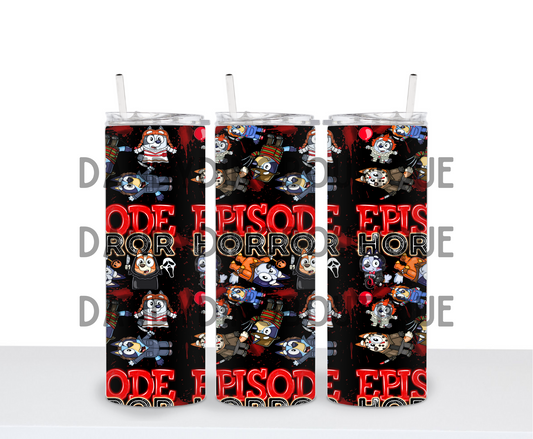 Episode Horror Halloween Sublimation Stainless Steel Tumbler