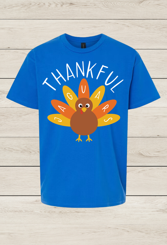 Thankful Jaguars Turkey Short Sleeve