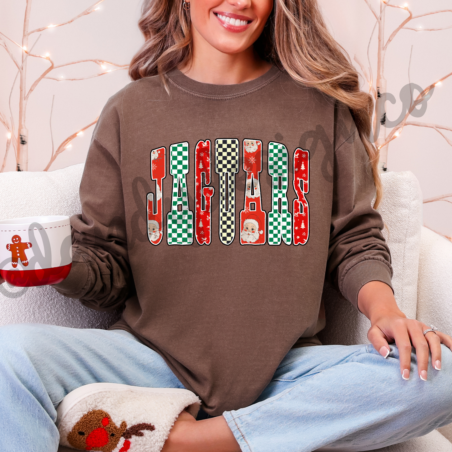 Christmas Varsity Jaguars - Long Sleeve