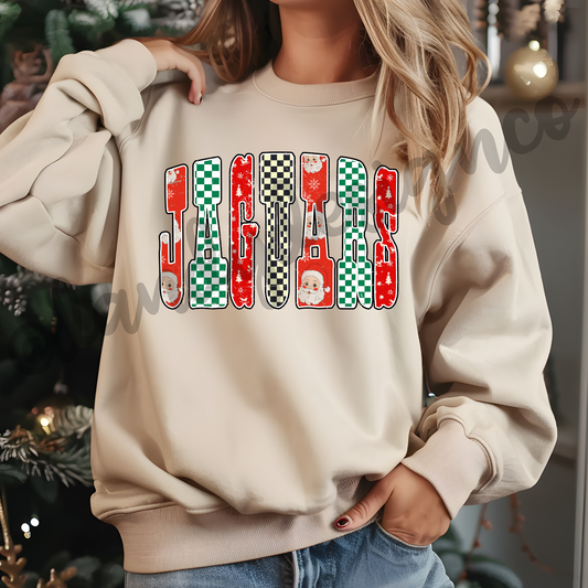 Christmas Varsity Jaguars - Sweatshirt