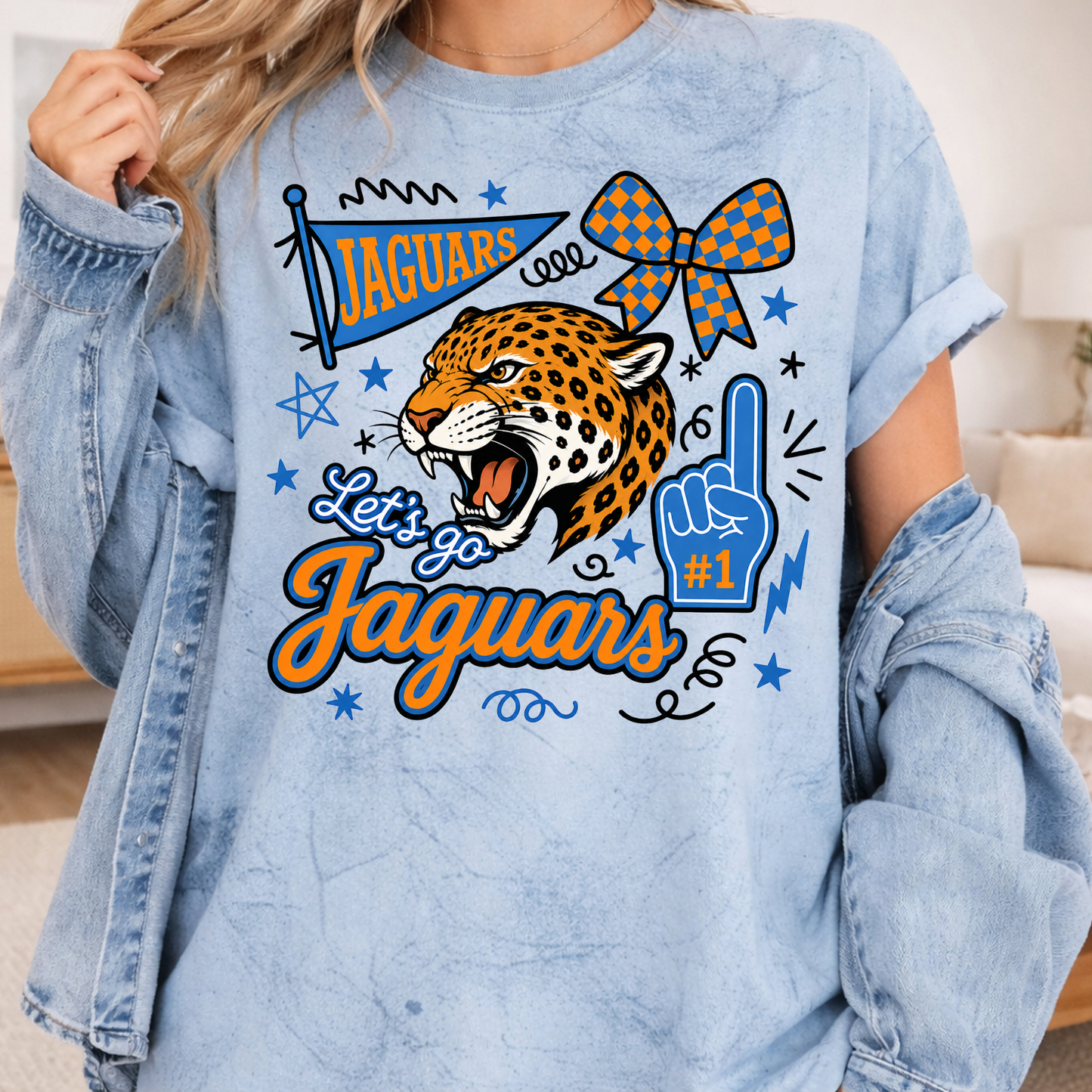 Mascot Finger Pennant - Short Sleeve