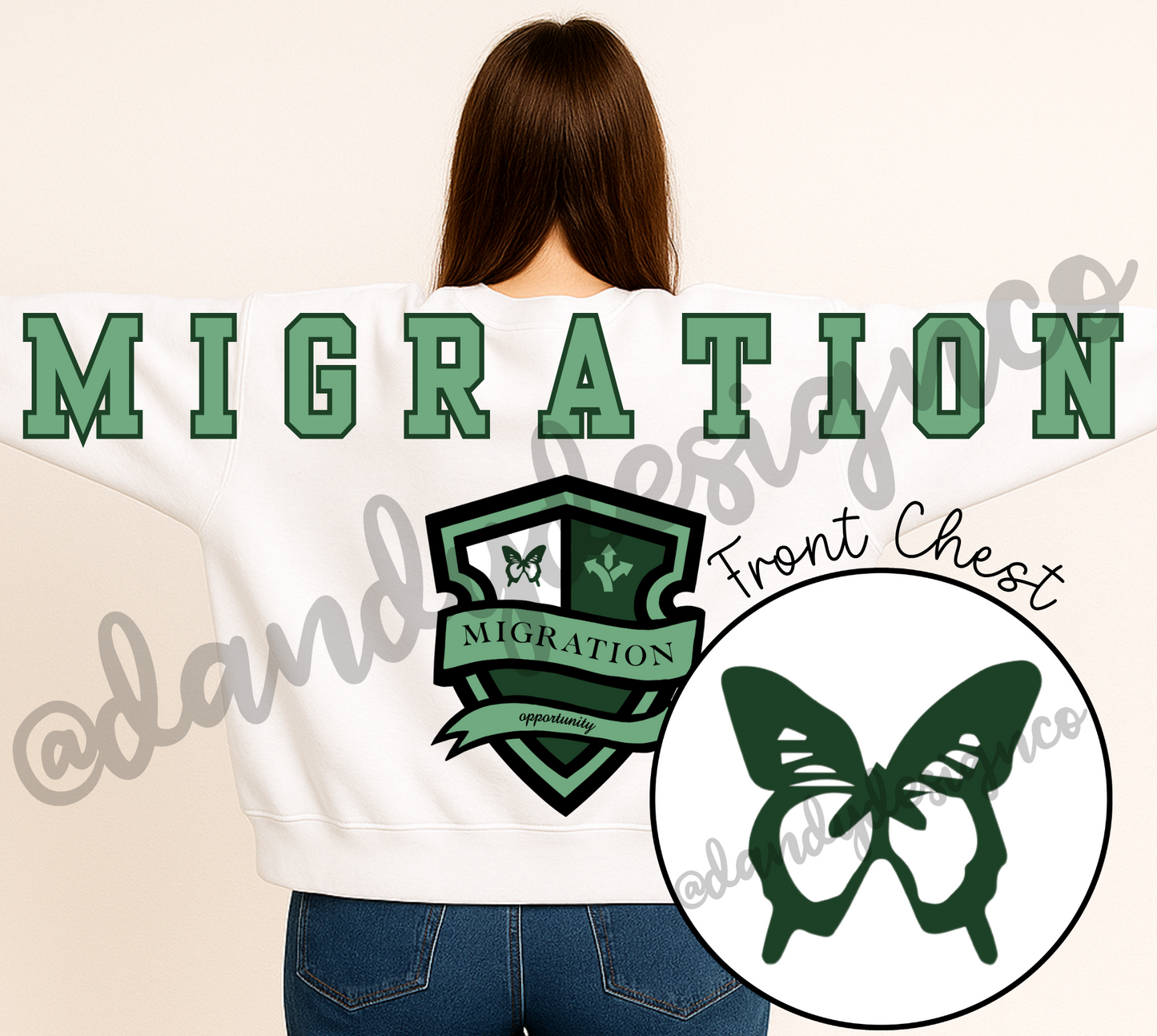 JES House Oversized Print Sweatshirt - All Houses