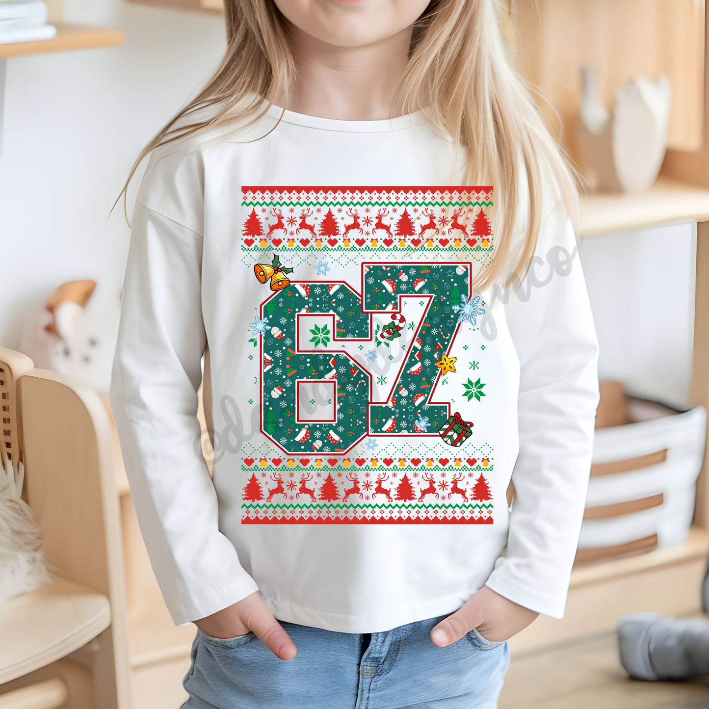 67 Christmas Sweater - Long Sleeve