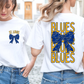 Blues Bow - Short Sleeve