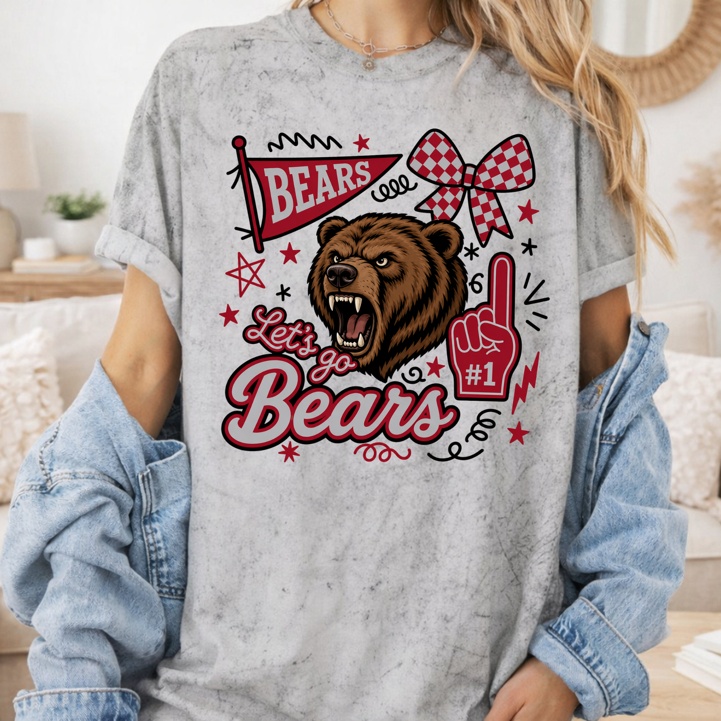 Mascot Finger Pennant - Short Sleeve