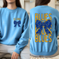 Blues Bow - Long Sleeve